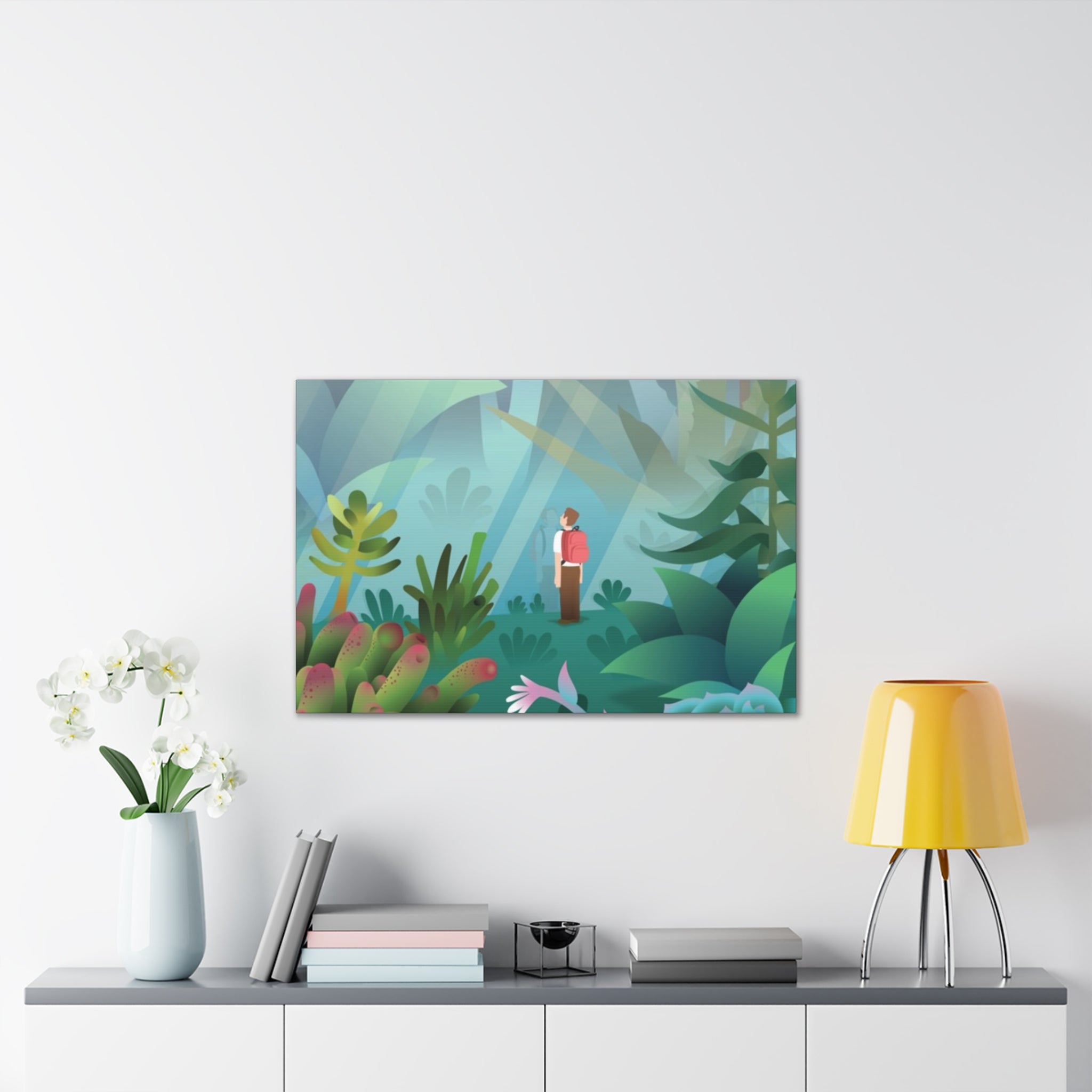 Tranquil Nature Scene Canvas Wall Art