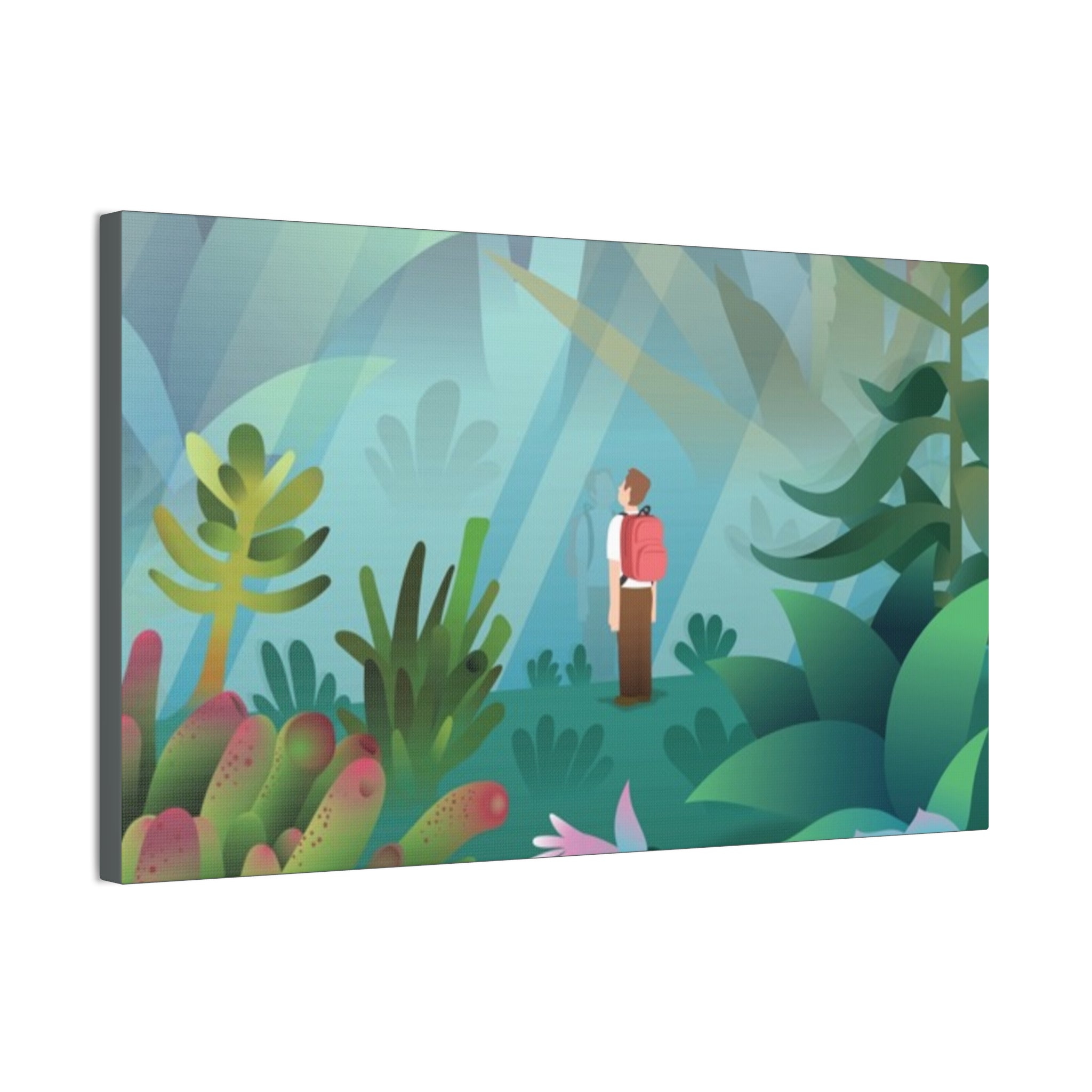 Tranquil Nature Scene Canvas Wall Art