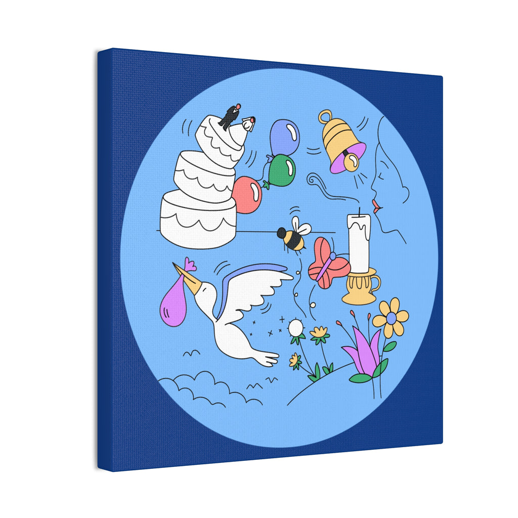 Whimsical Life Canvas Art, Wall Decor