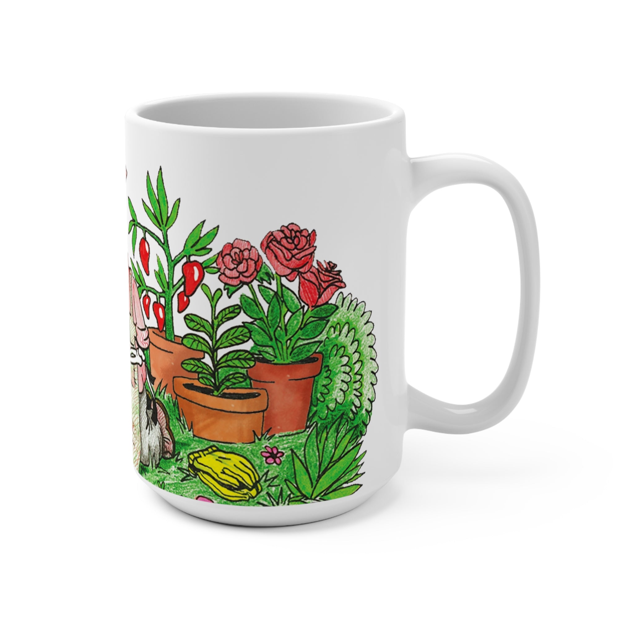 Colorful Skeleton Gardening Mug