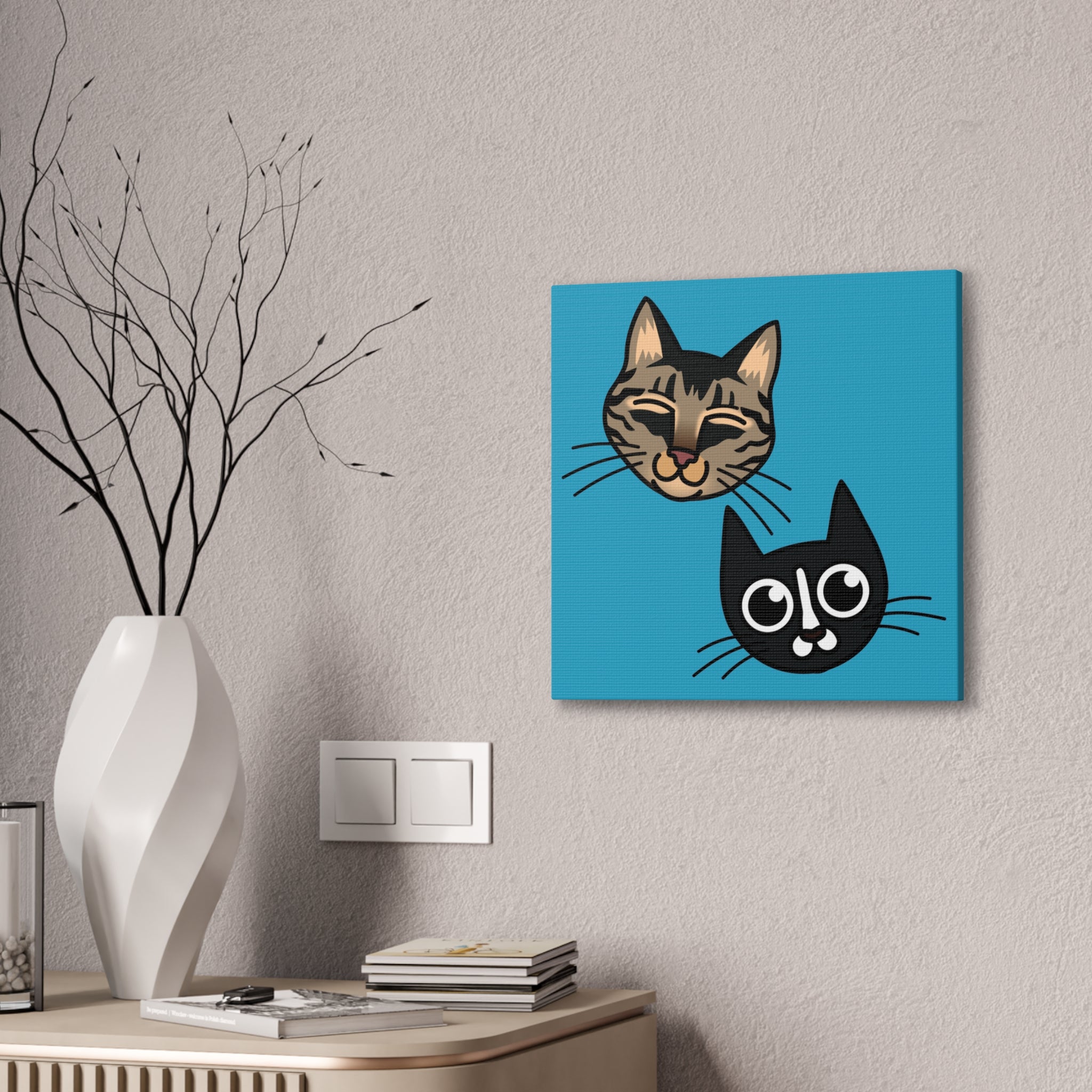 Cat Lover Canvas Art