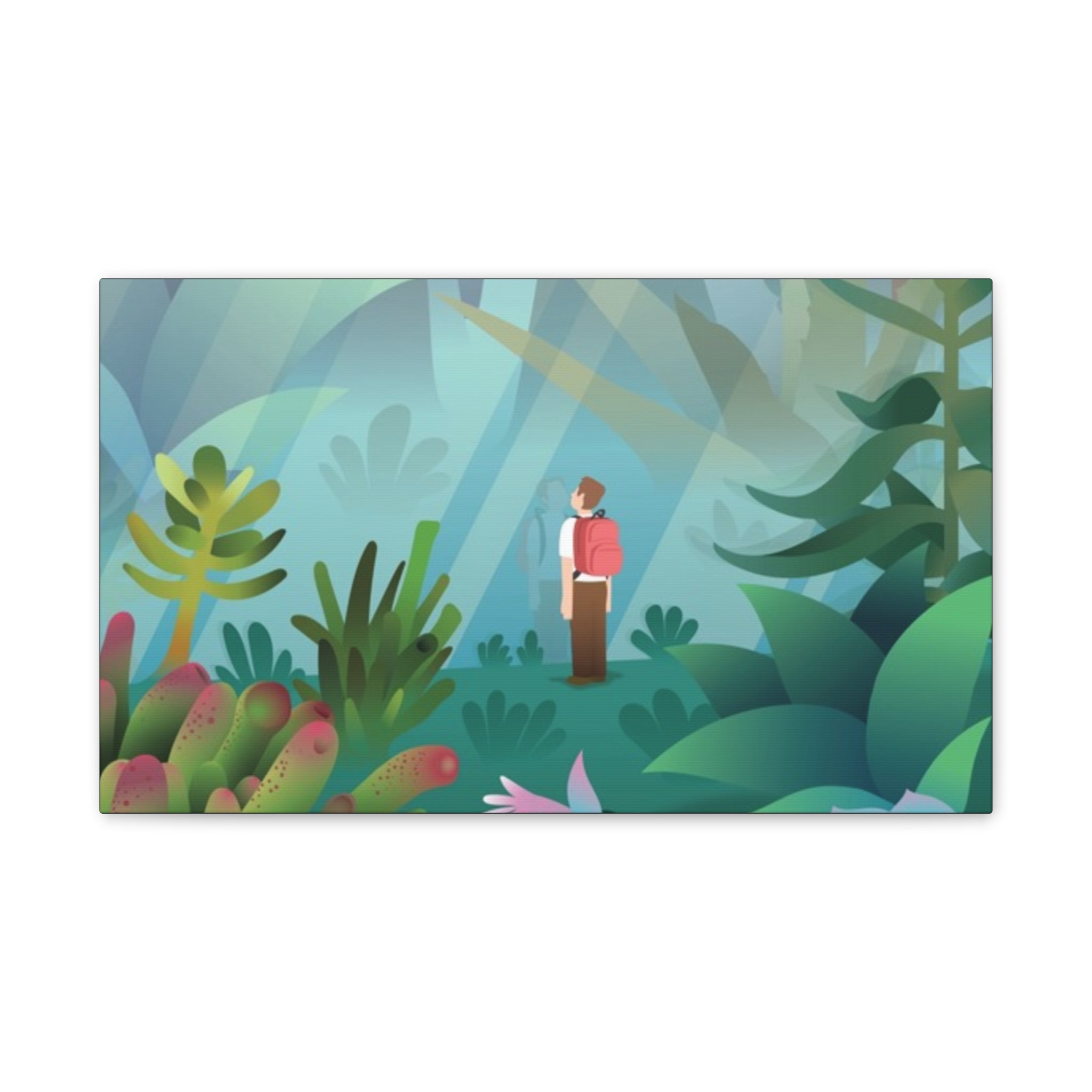 Tranquil Nature Scene Canvas Wall Art