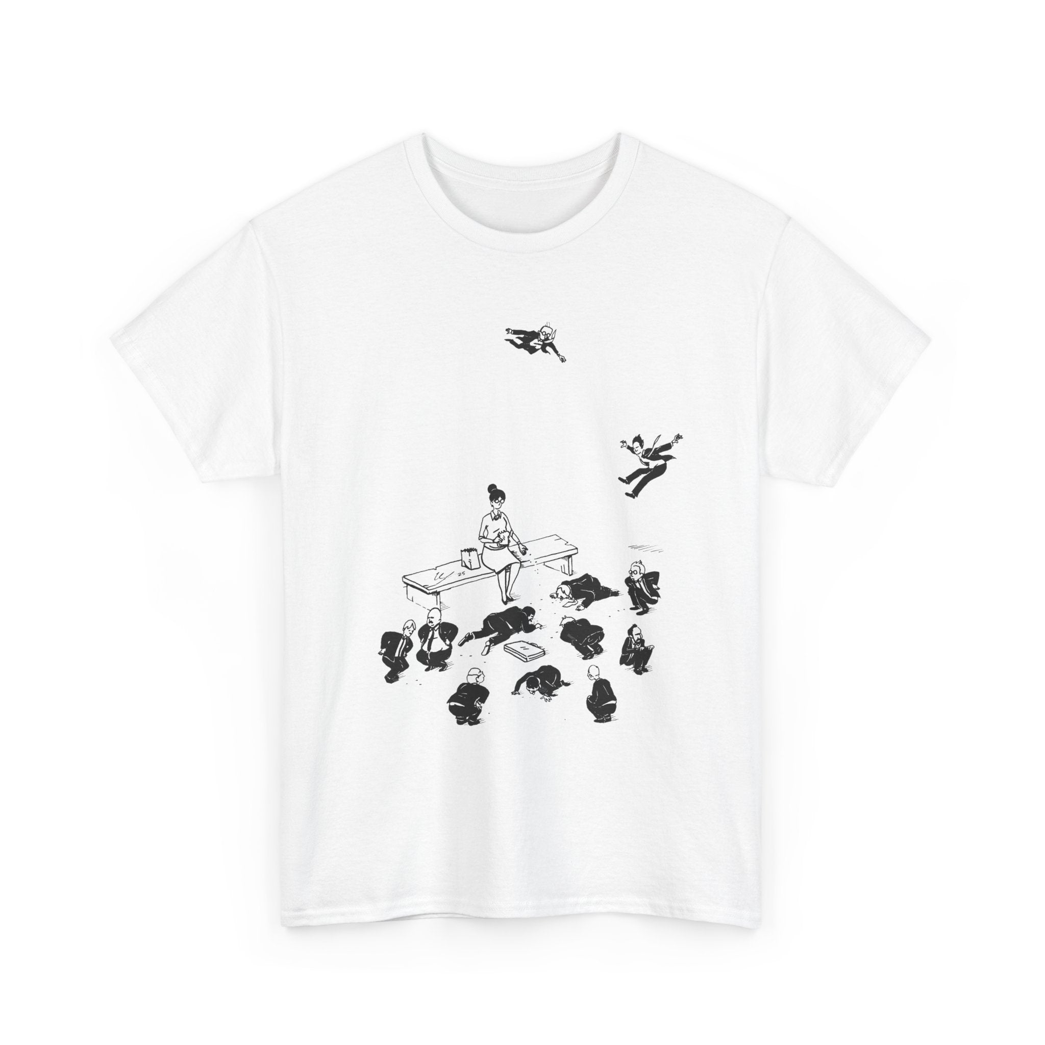 Comical Office Cotton Tee