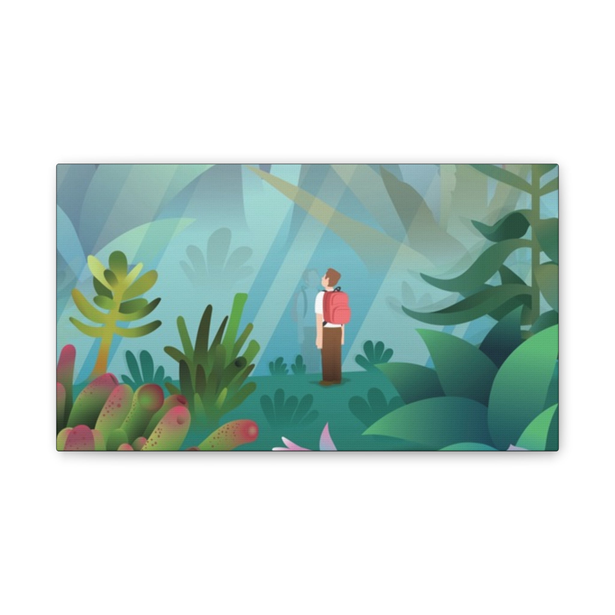 Tranquil Nature Scene Canvas Wall Art