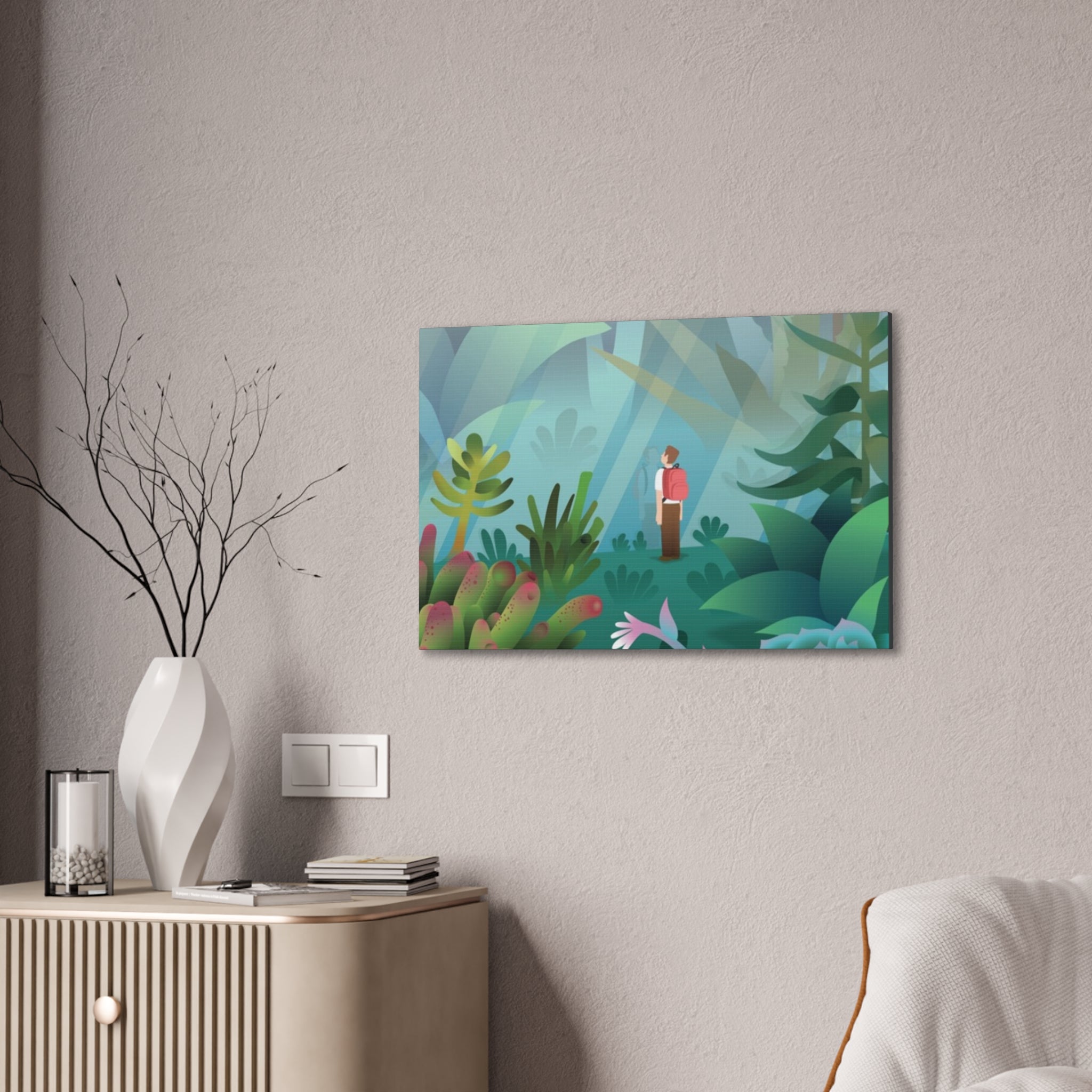 Tranquil Nature Scene Canvas Wall Art