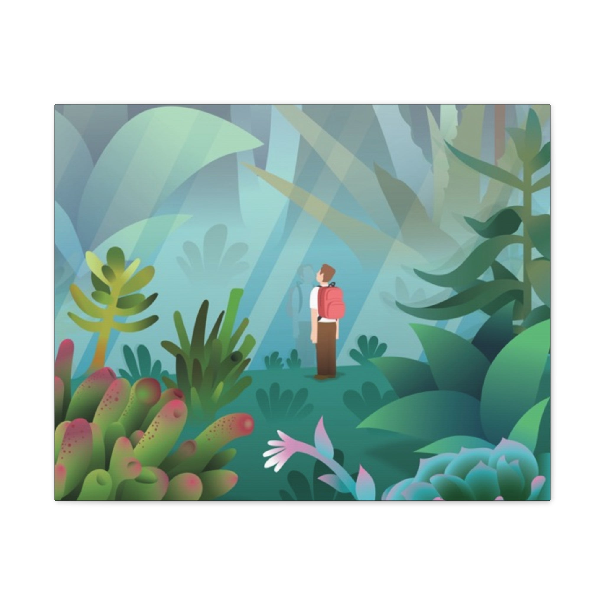 Tranquil Nature Scene Canvas Wall Art