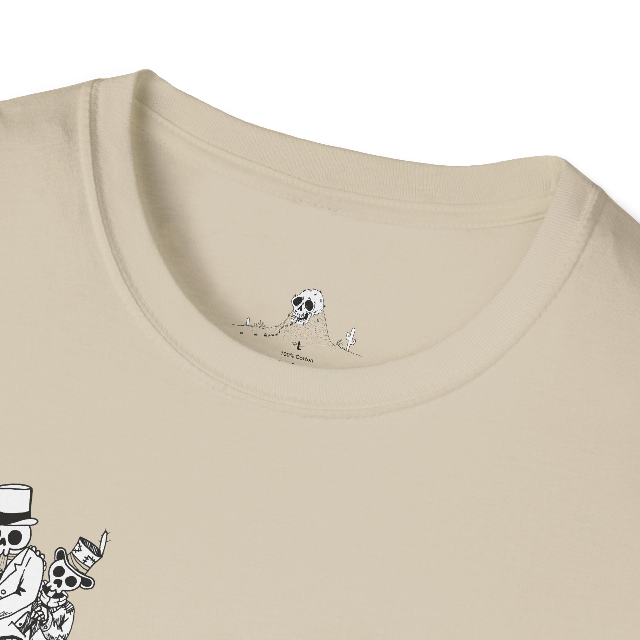 Creative Unisex Softstyle T-Shirt with Whimsical Illustrations, Graphic Tee, Casual Wear, Gift for Artists, Unique Fashion Statement