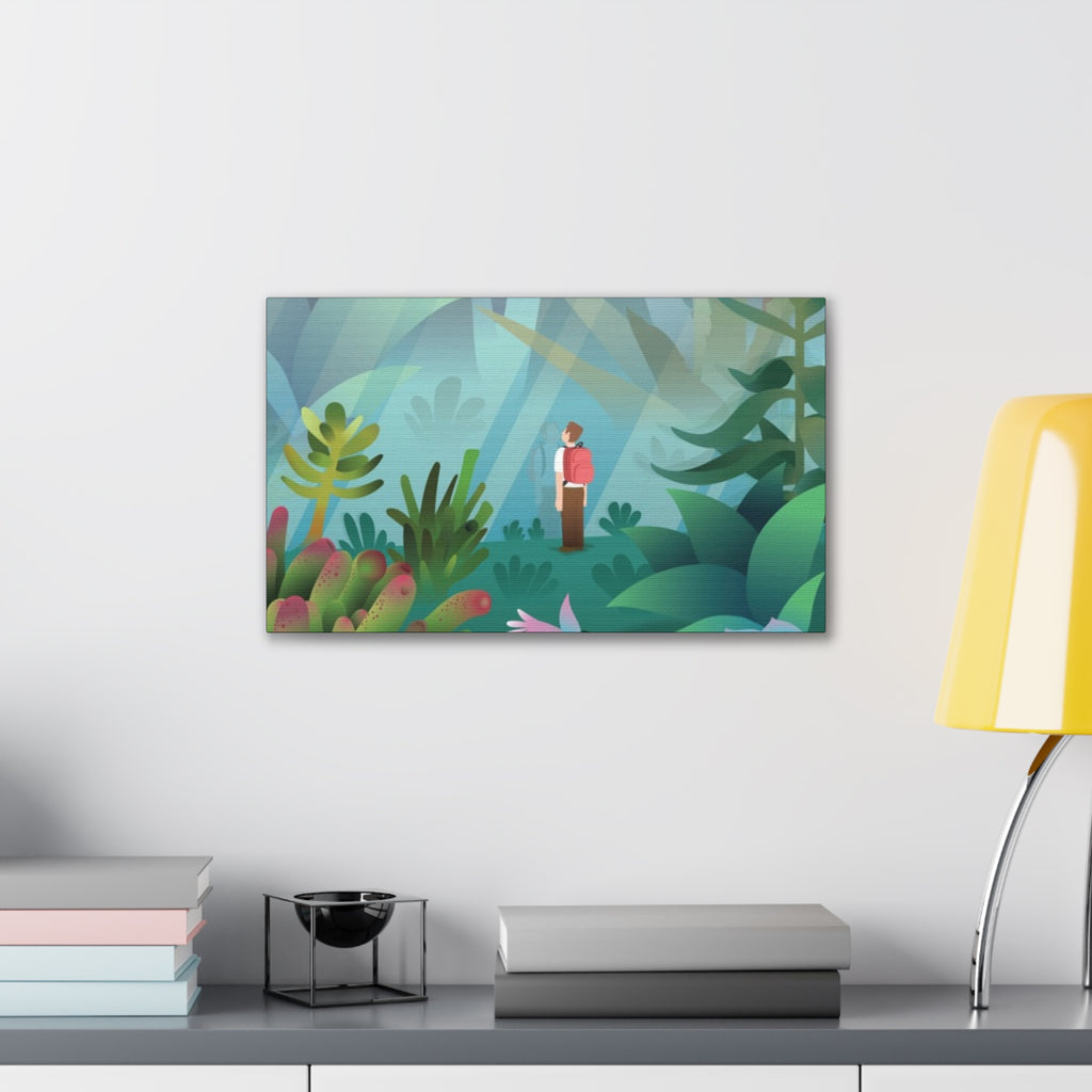 Tranquil Nature Scene Canvas Wall Art