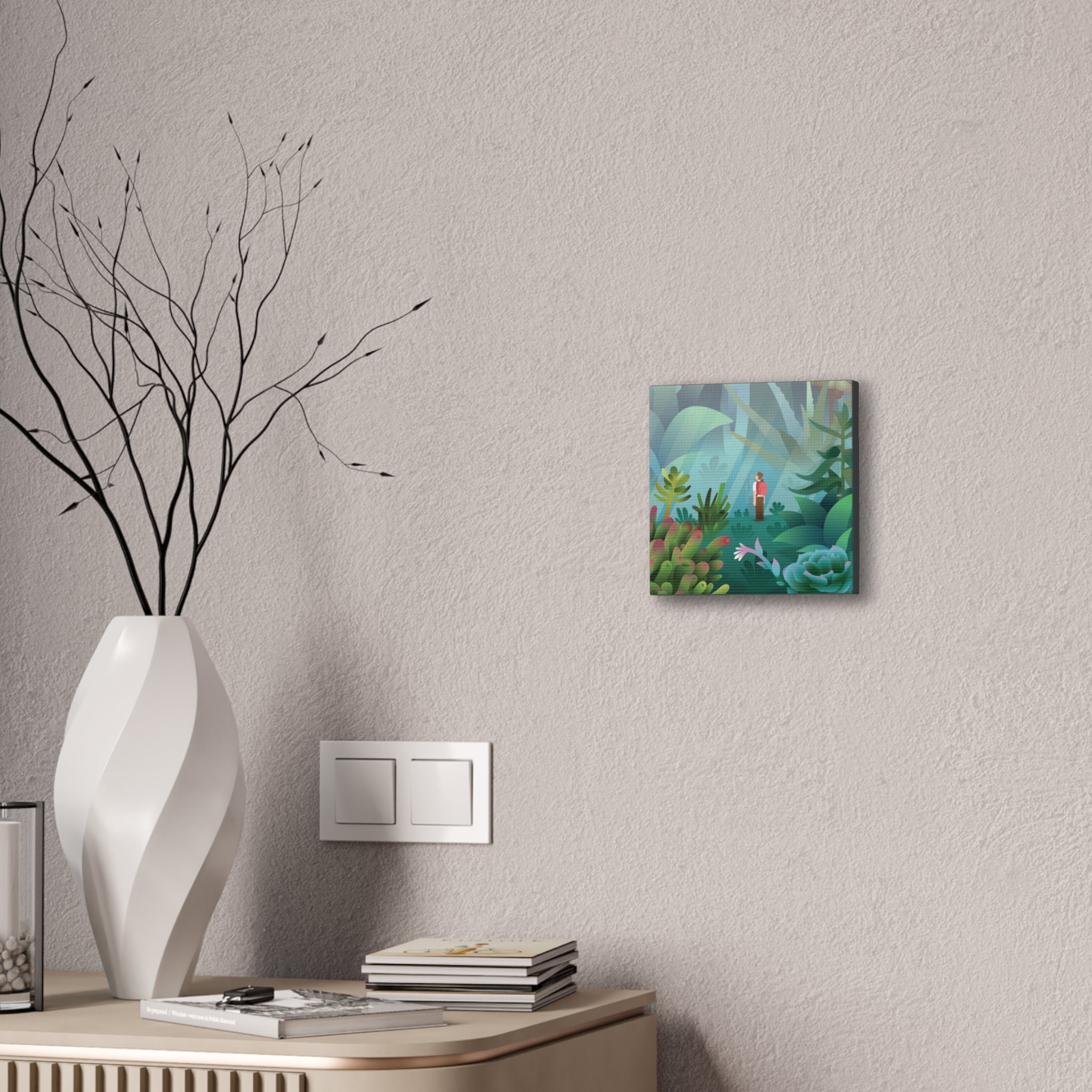 Tranquil Nature Scene Canvas Wall Art
