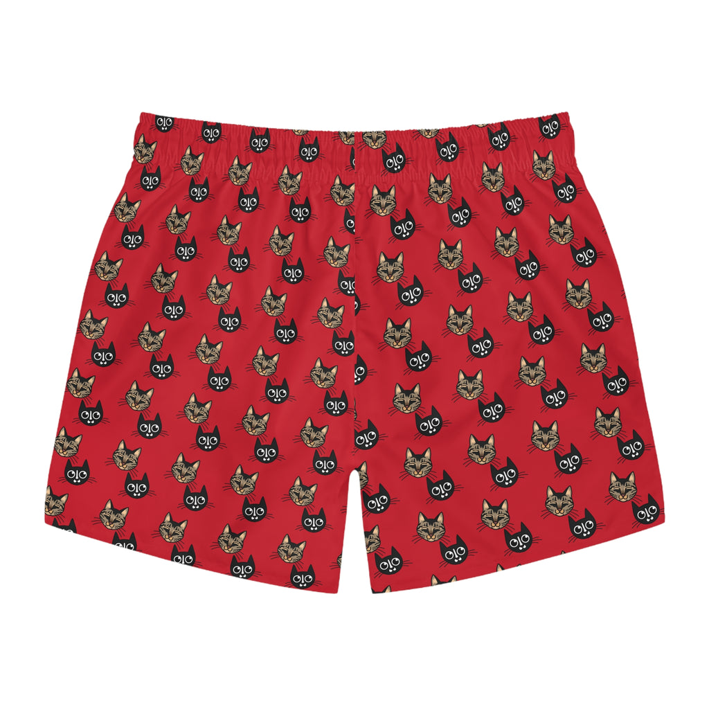 Cute Cat Swim Trunks for Summer Fun