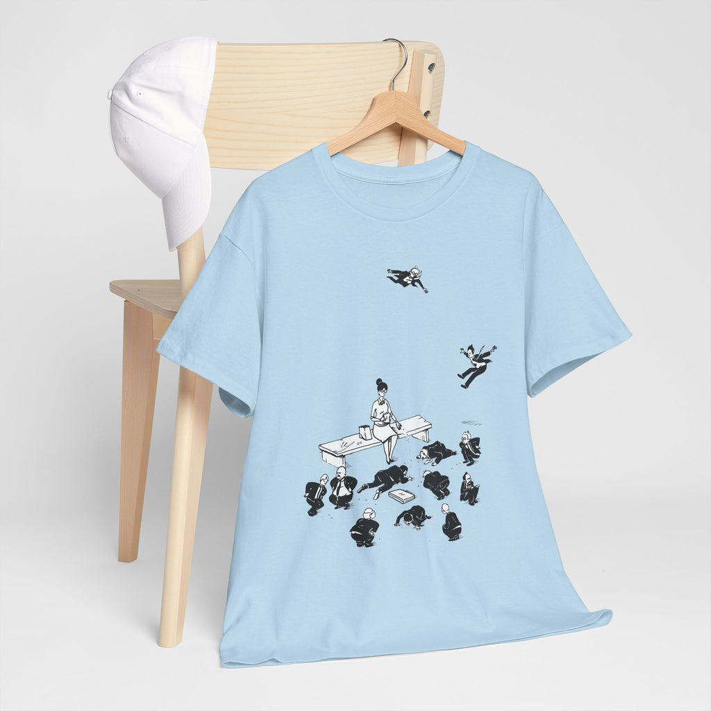 Comical Office Cotton Tee