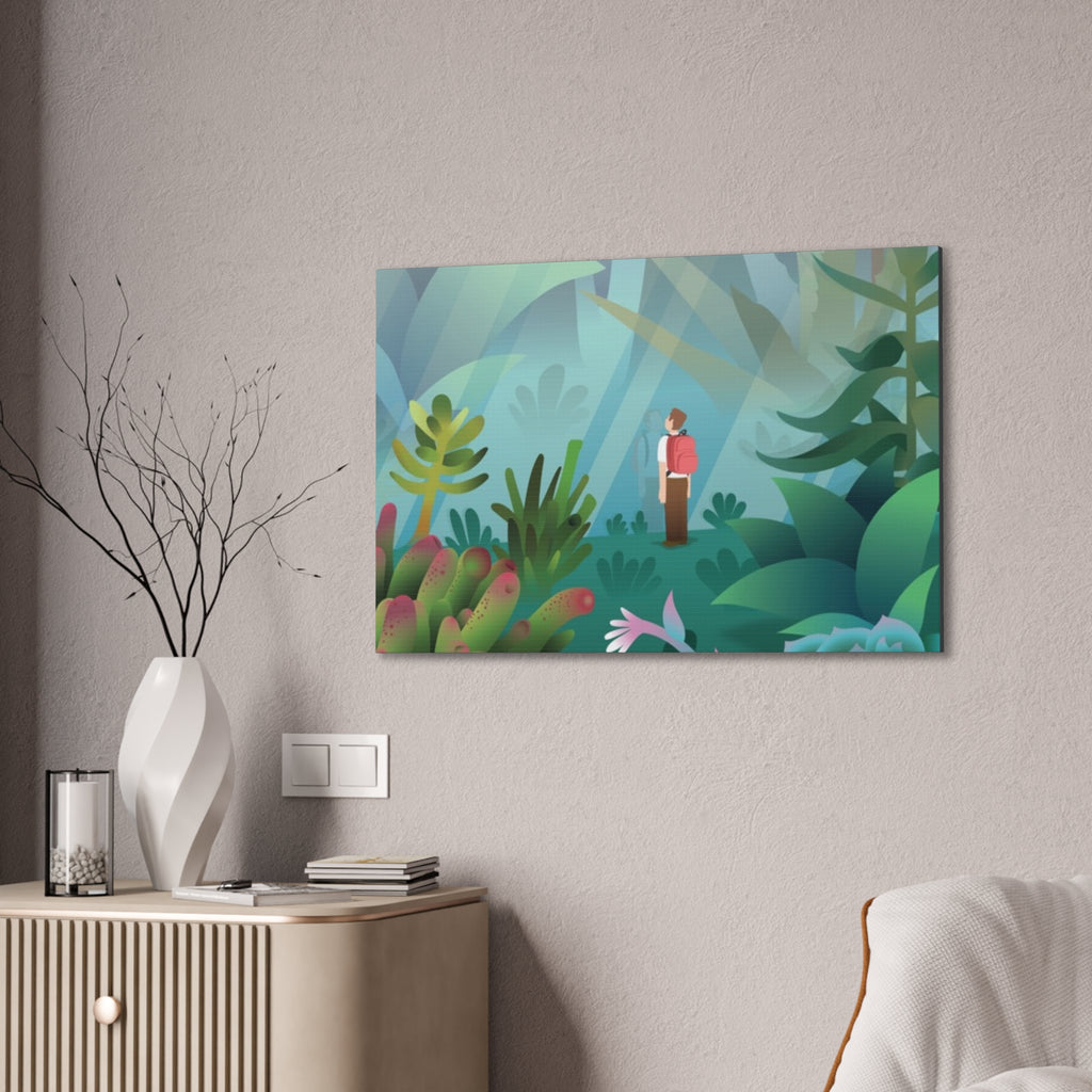 Tranquil Nature Scene Canvas Wall Art