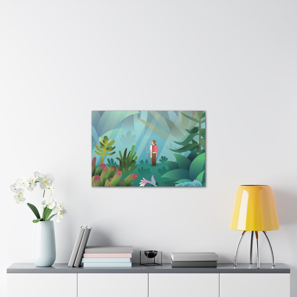 Tranquil Nature Scene Canvas Wall Art