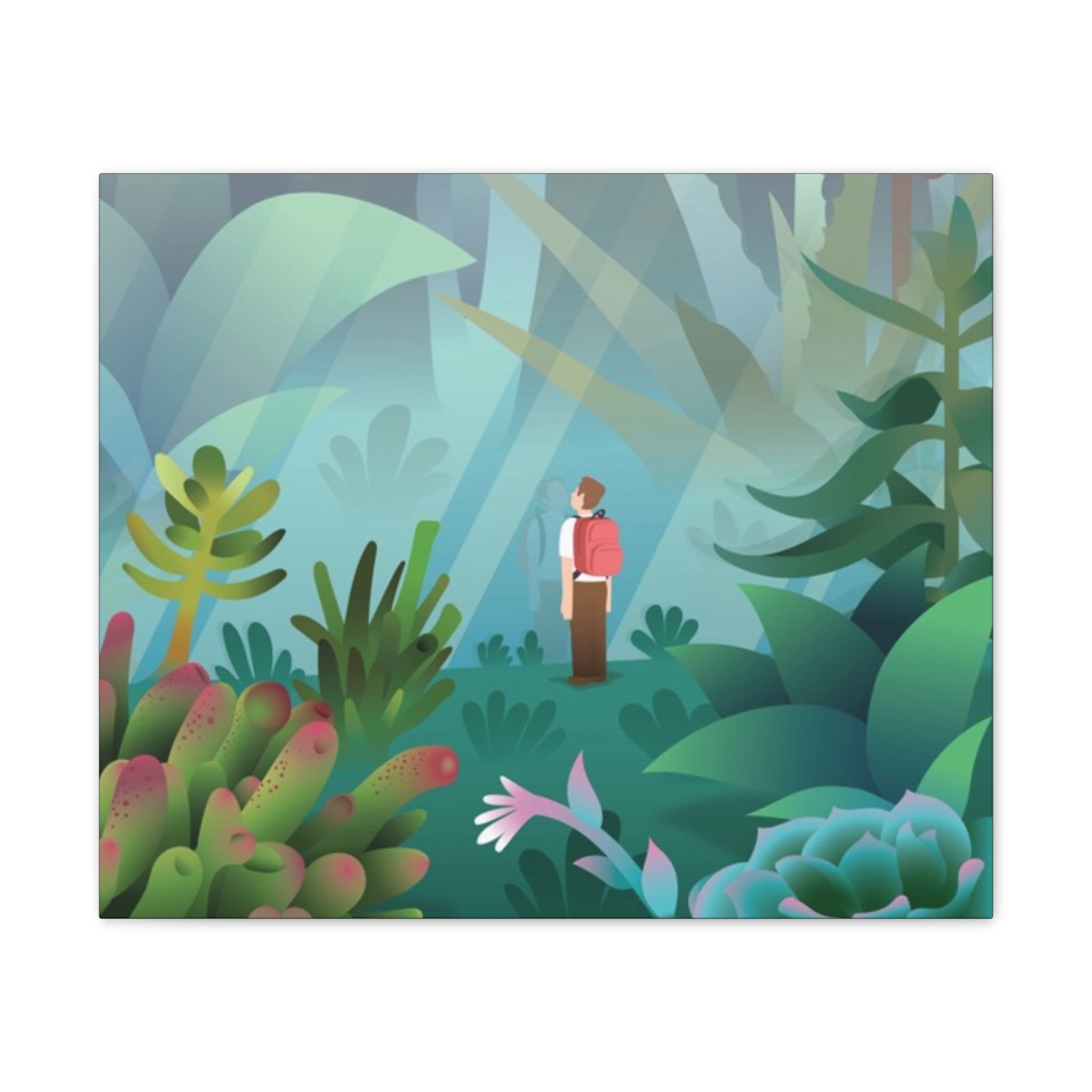 Tranquil Nature Scene Canvas Wall Art